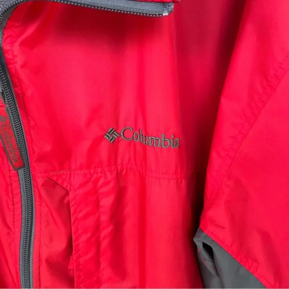 Columbia Red and Gray Windbreaker for Active Adventures - Picture 2 of 14